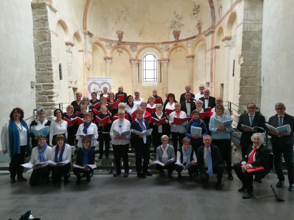 Concert commun à Tuppins et Semons avec la chorale Choeur de la Source en 2021