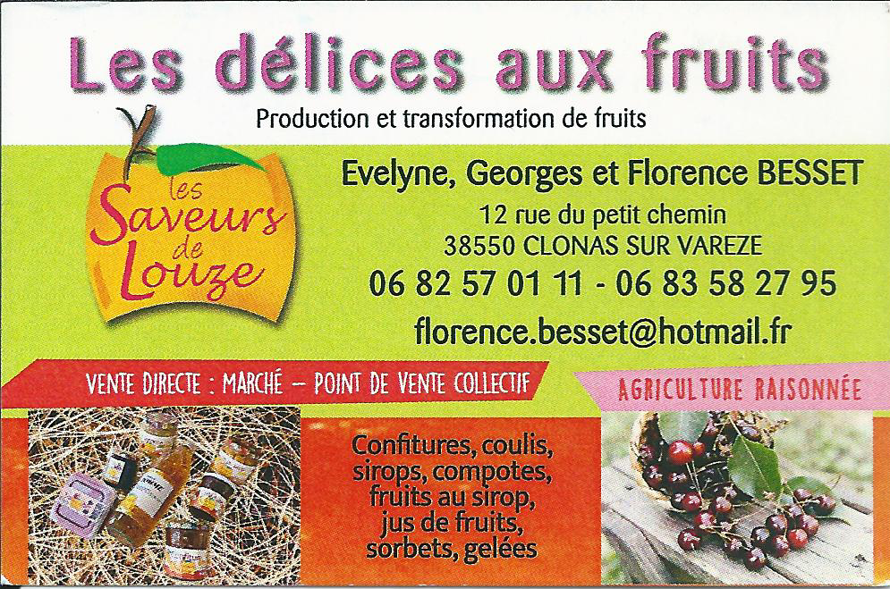 Les délices aux fruits