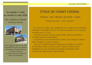 Stage Charny 2026